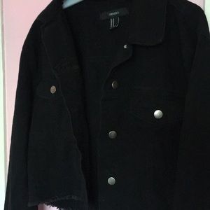Denim black jacket